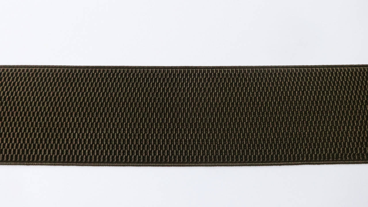 

Резинка декоративная 6 см темно-коричневая