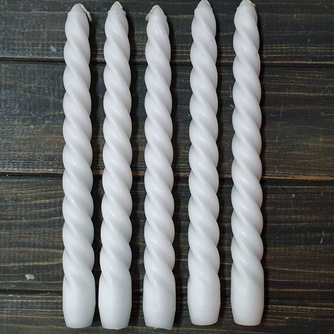 

Свеча спиральная 2,4*22 см, Белый