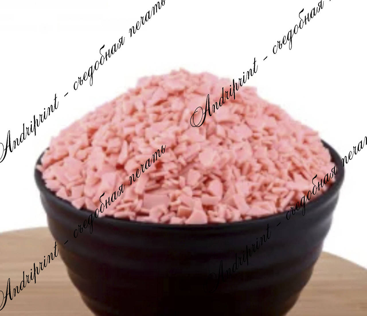

Шоколадные осколки (карибэ) розовые