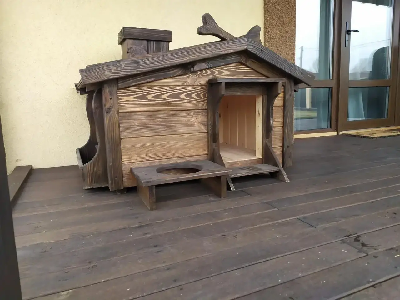 

Теплая будка для собаки "Харви", Коричневый