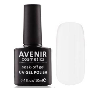 

Гель-лак AVENIR Cosmetics №1 Белая эмаль френч