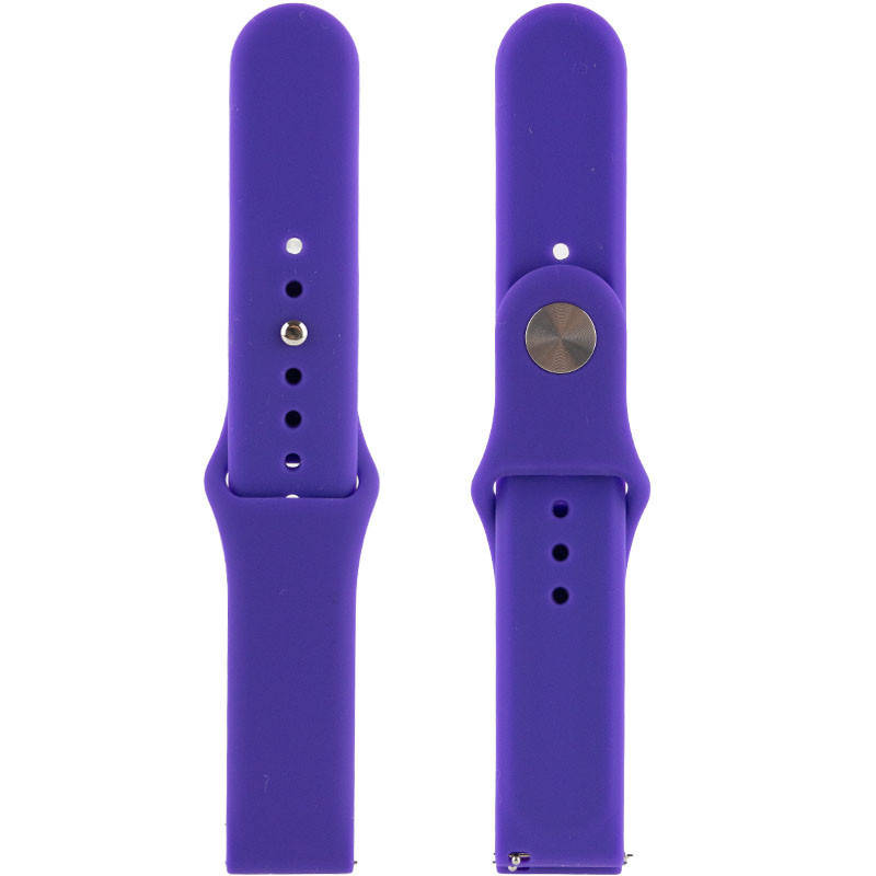 

Силиконовый Ремешок для Xiaomi Amazfit/Samsung 20 mm (Фиолетовый / Purple)
