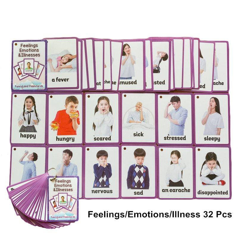 

Flashcards "Feelings, Emotions & Illnesses"