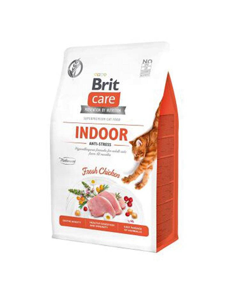 

Brit Care Cat GF Indoor Anti-stress сухой корм для взрослых кошек 2 кг