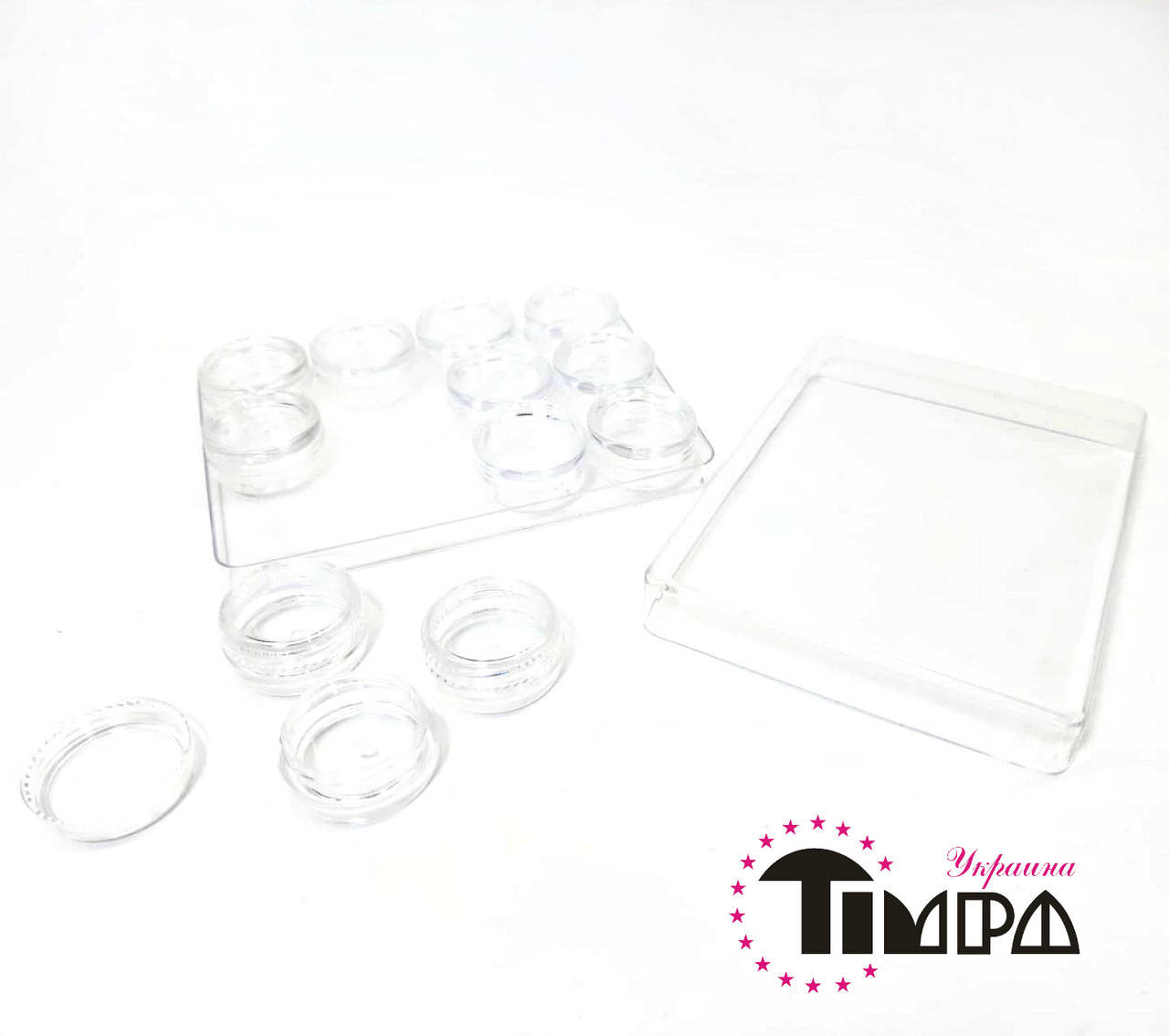 

Баночка пластмасс в боксе, 5 грамм (12шт)