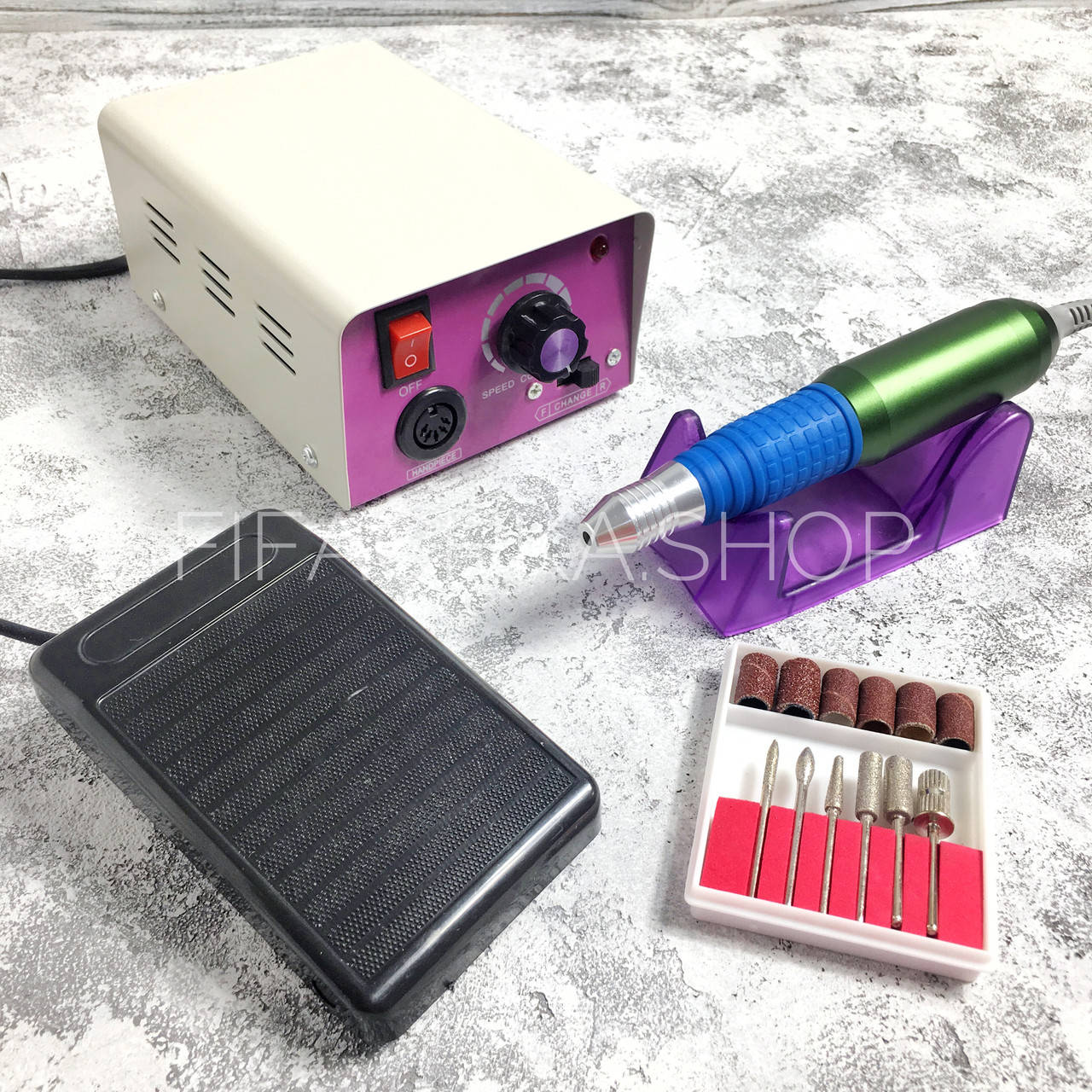 

Фрезер для маникюра Lina MM-25000, 15W, 30000 об/мин, Фиолетовый