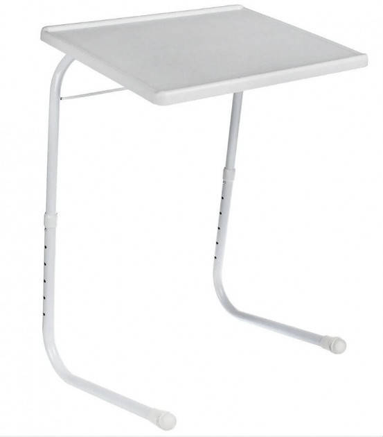 

Раскладной стол трансформер для ноутбука с 6 уровнями высоты Table Mate II 52х40х53см Белый ! наилучший