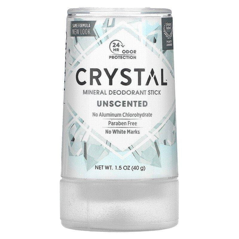 

Crystal Body Deodorant, минеральный солевой дезодорант-карандаш, без запаха, 40 г
