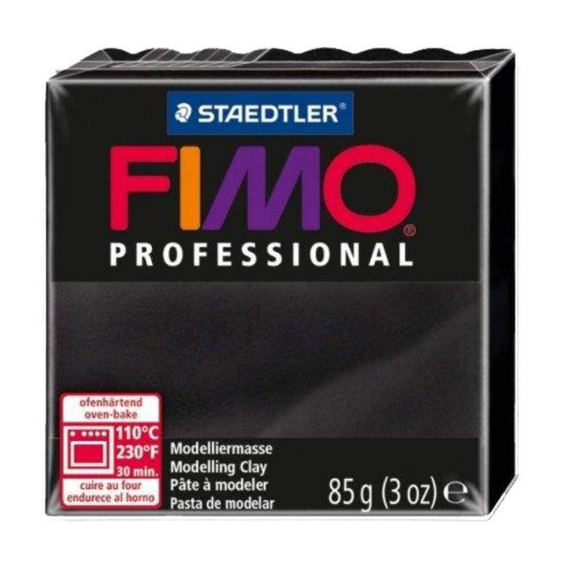 

Пластика Professional, Черная, 85 г, Fimo, Черный