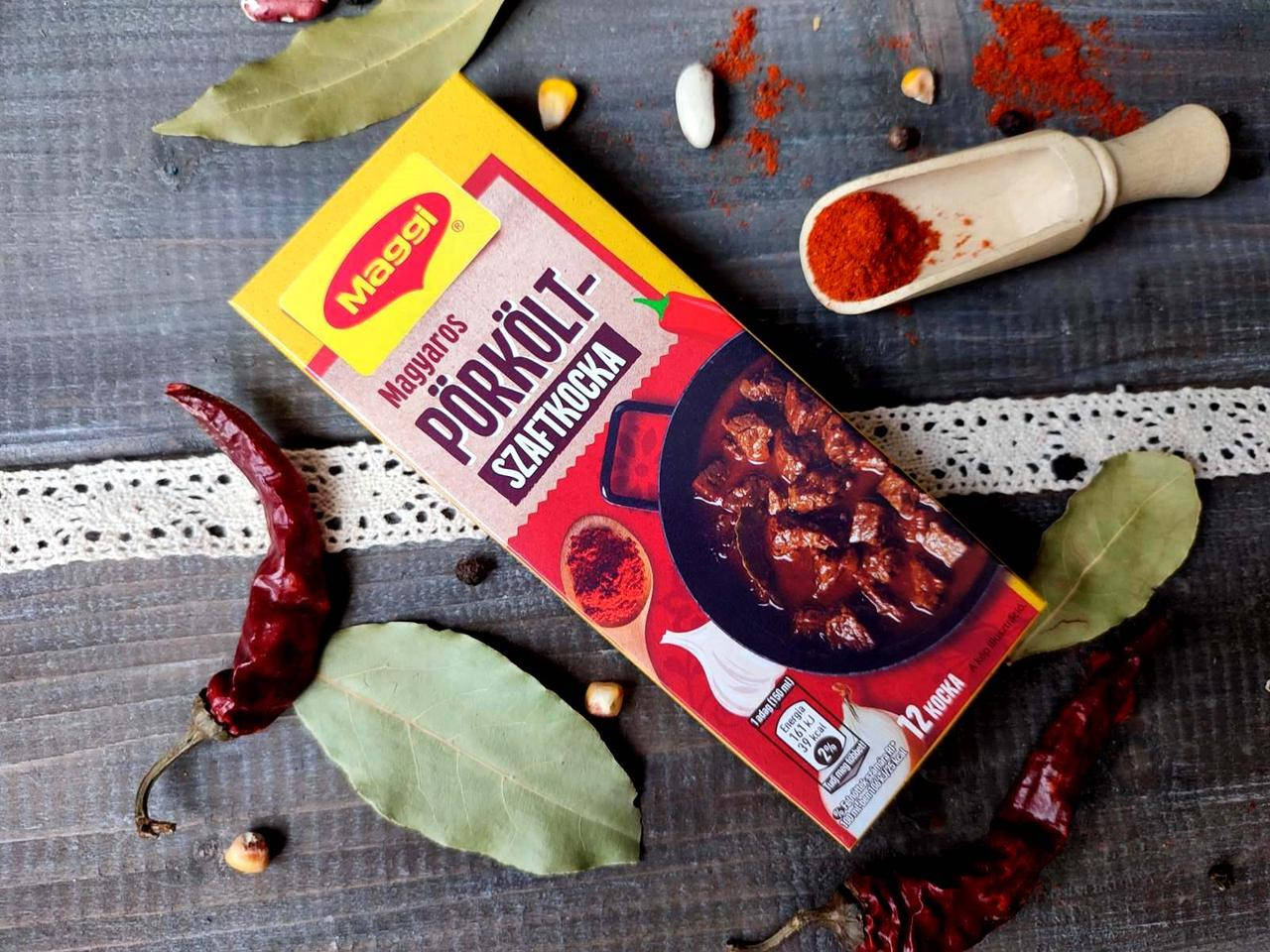 

Maggi, приправа к жаркому, 12 кубиков, Венгрия