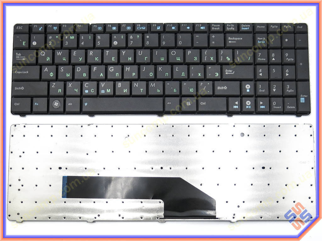 

Клавиатура для ASUS K70, K70AB, K70AC, K70AD, K70AE, K70AF, K70I, K70IC, K70IJ, K71, P50, P50IJ, X5 ( RU black, Черный