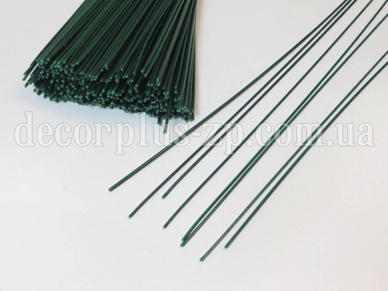 

Ножка одиночная 2мм, 40см, темно-зелёная, Зелёный