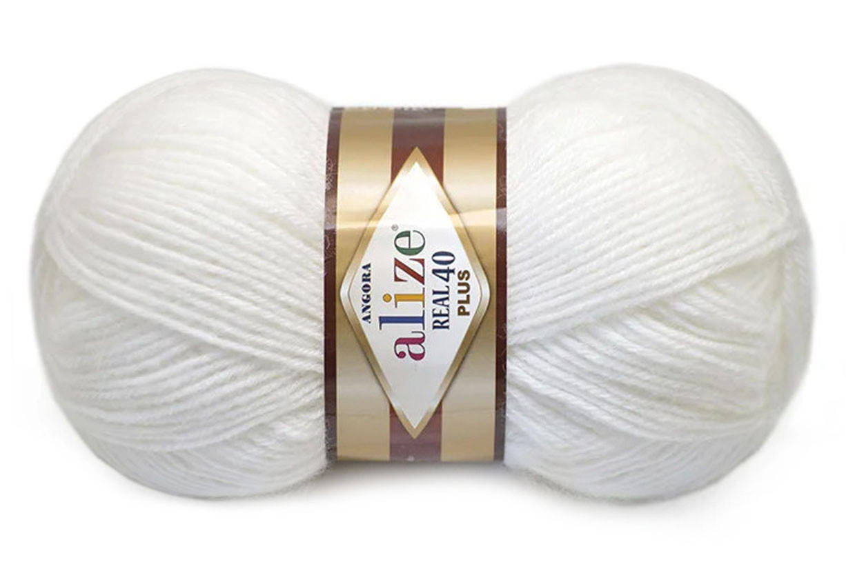 

Alize Angora Real 40 Plus, Белый №55