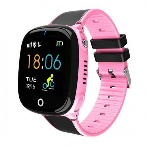

Детские Умные Смарт Часы Baby Smart Watch Hw11 Aqua Plus Черно-Розовые