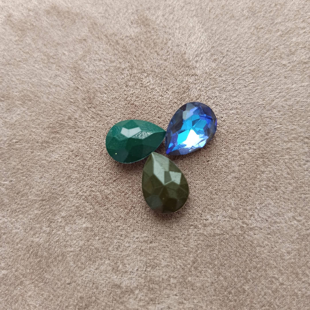 

Кристал Капля, стекло, 10*14