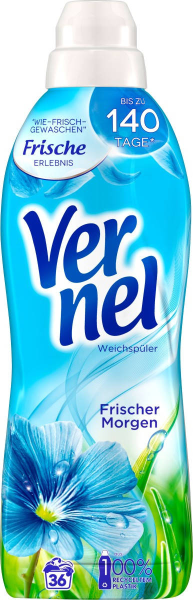 

Ополаскиватель для белья Свежее Утро Vernel 36WL, 900 мл (Германия)