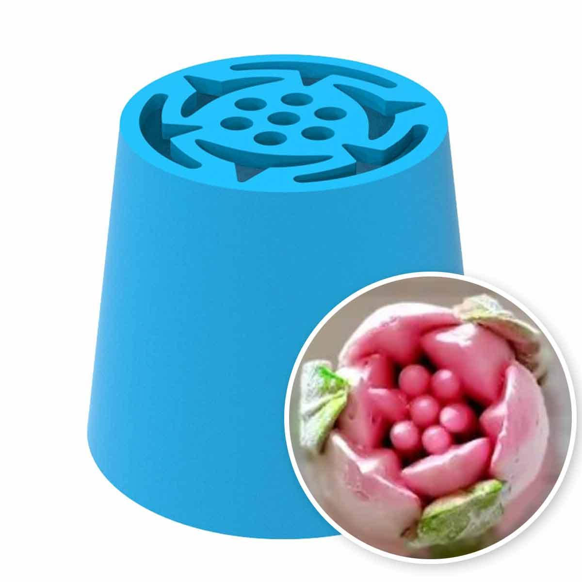 

Тюльпан 6 лепестков гигант насадка кондитерская (3D)