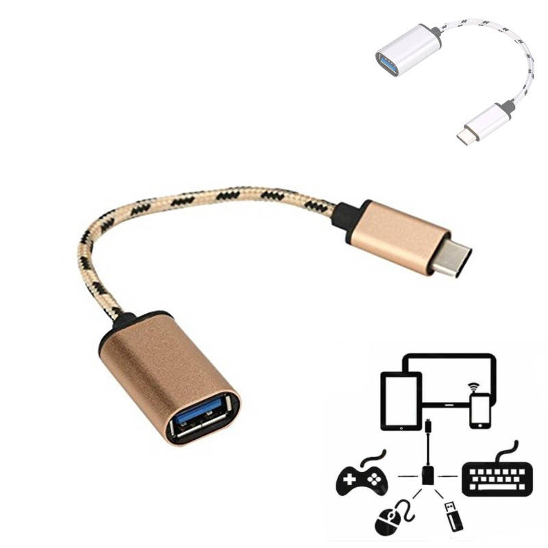 

OTG USB Type-C USB 3.1 USB-A кабель переходник, 18см