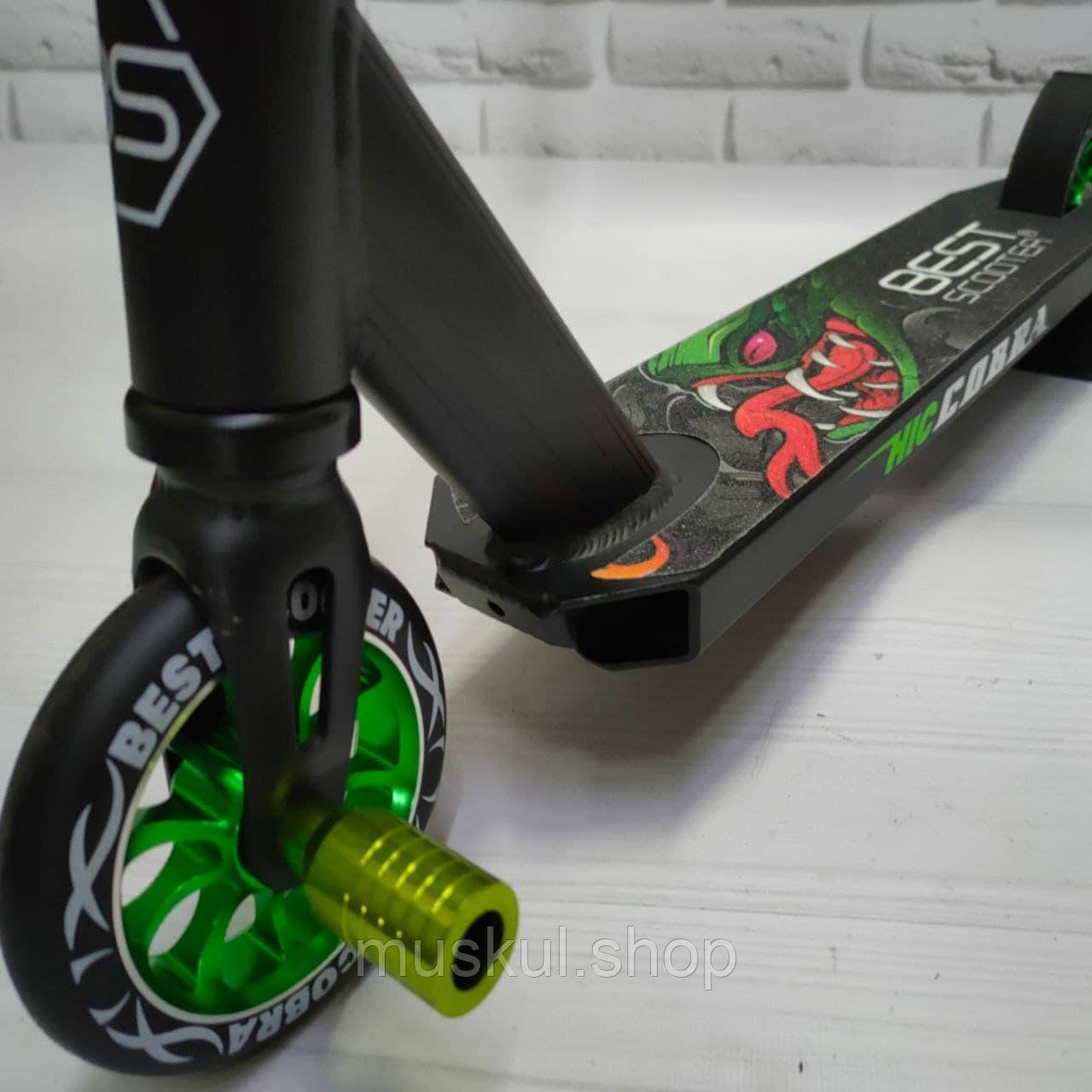 

Трюковый самокат Best Scooter ,для трюков ,HIC система ,Пеги 2 шт