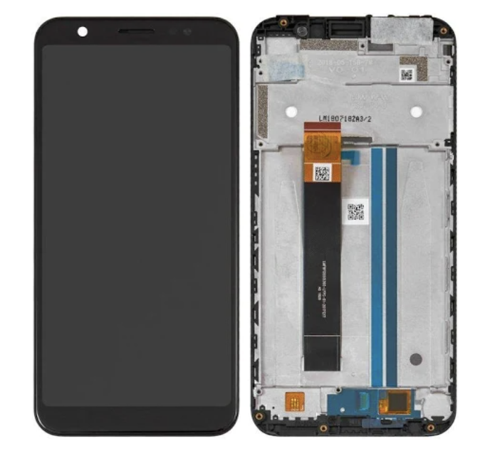

Дисплей (экран) для Asus ZenFone Max M1 ZB555KL + тачскрин, черный, с передней панелью