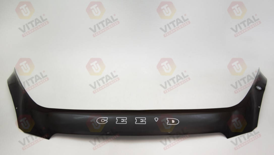 

Дефлектор капота VT52 (мухобойка) Kia Ceed 1 2007-2009, Vip Tuning, KA01