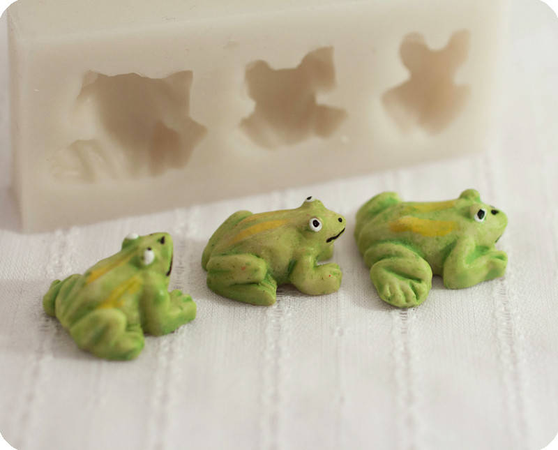 

Силиконовый молд на 3 лягушки