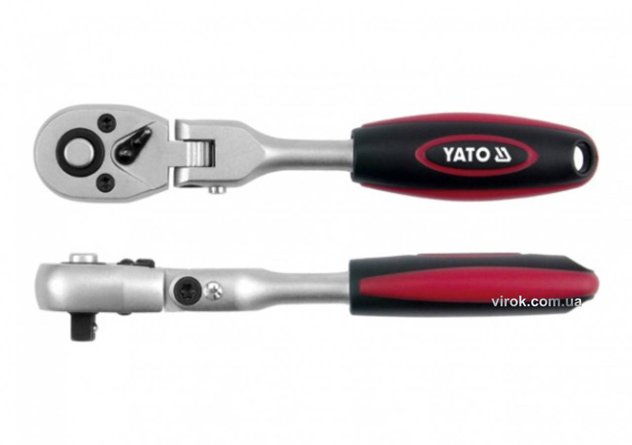

Трещотка 1/2" с шарниром YATO 290 мм 72 зубца YT-0327