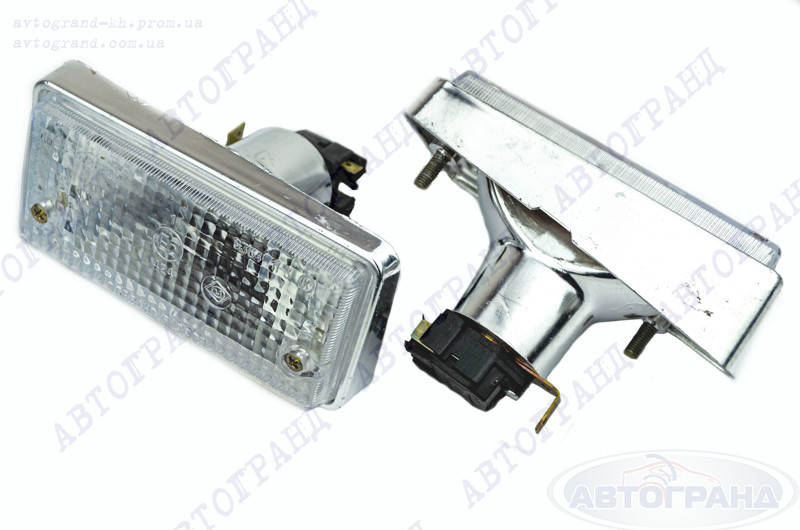 

Подфарник 2101, 2102 передние (хром корпус) (2-х конт) (к-кт 2 шт) АВТОГРАНД