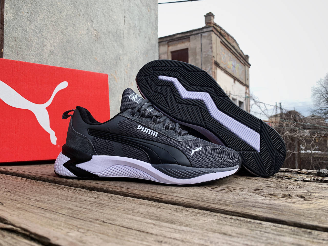 

Мужские кроссовки Puma Grey серые, Серый