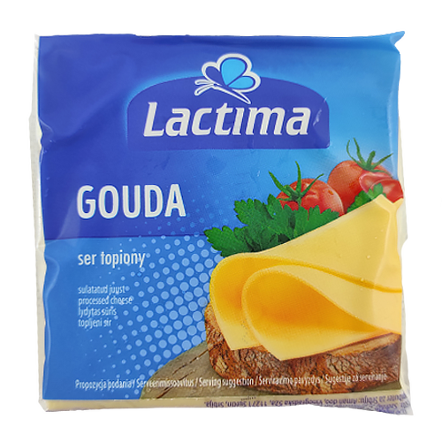 

Сир тостовий Лактіма гауда Lactima 130g 10шт/ящ (Код : 00-00003441)