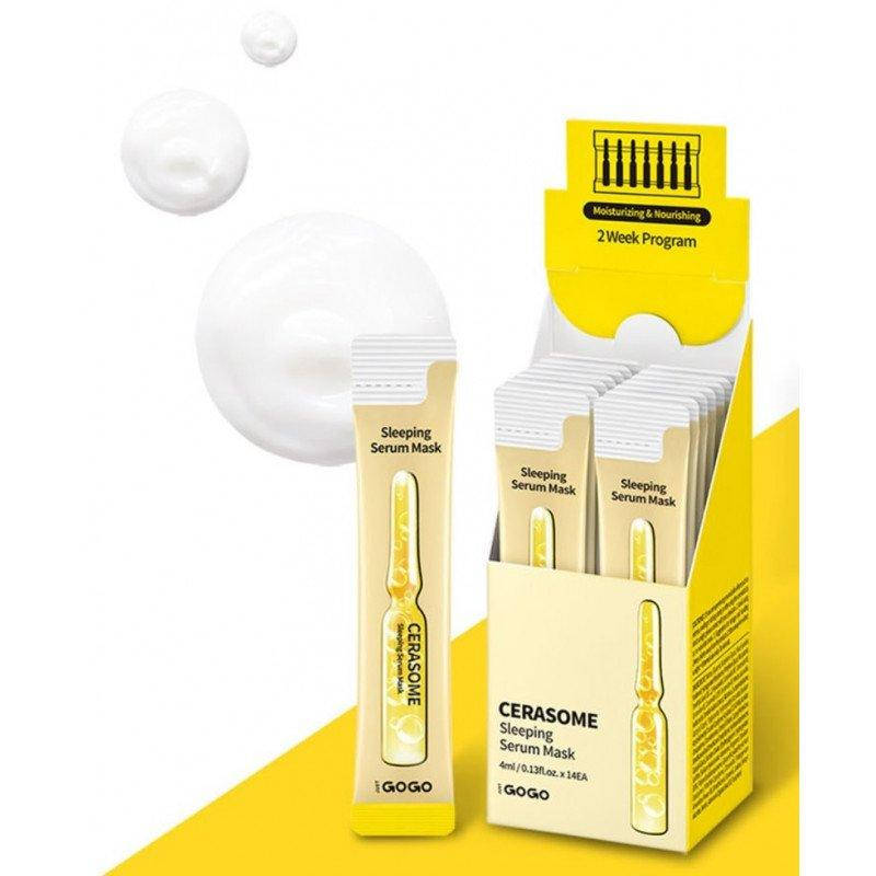 

Ночная ампульная маска с керамидами Just Go Go Cerasome Sleeping Serum Mask