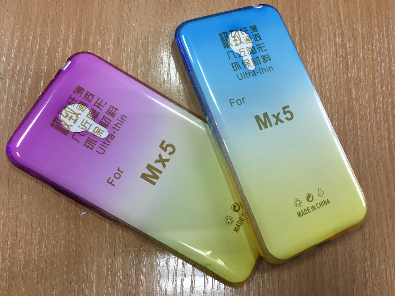 

Силиконовый чехол для Meizu MX5 прозрачный мультиколор, Розовый