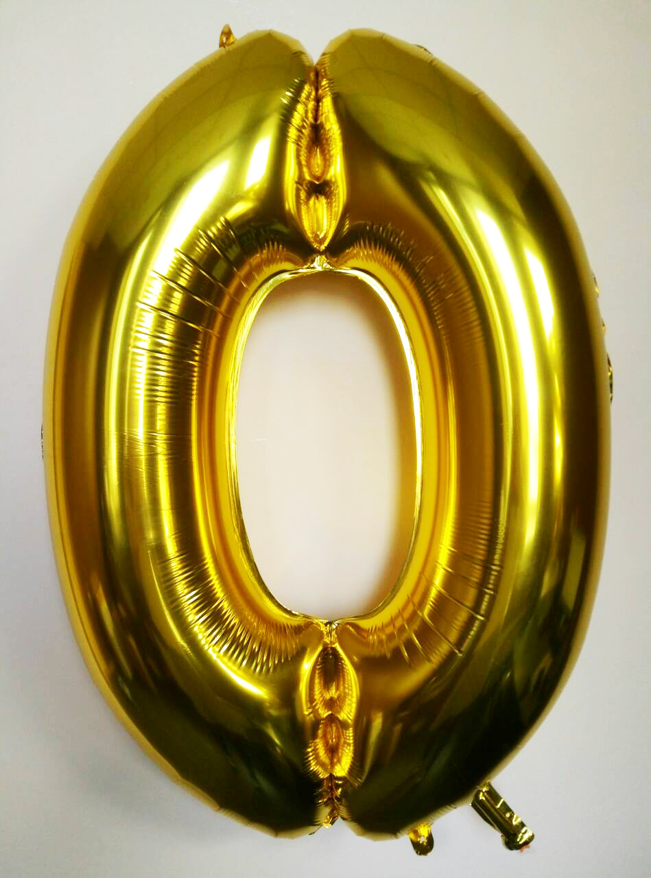 

Шар воздушный фольгированный 80сантим.. (золото) 0