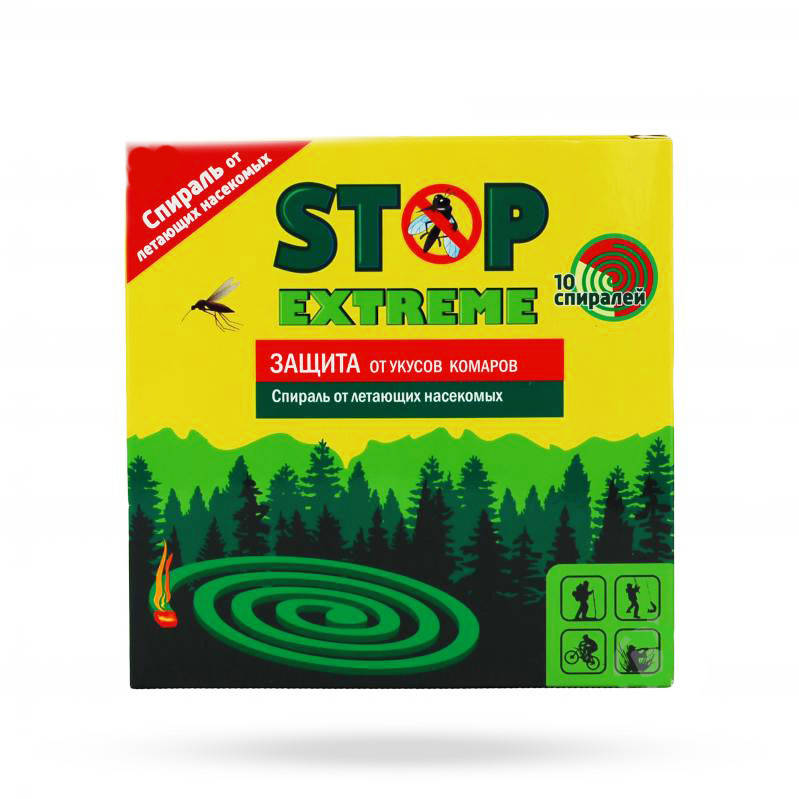 

Спираль от летающих насекомых Stop Extreme 10 шт