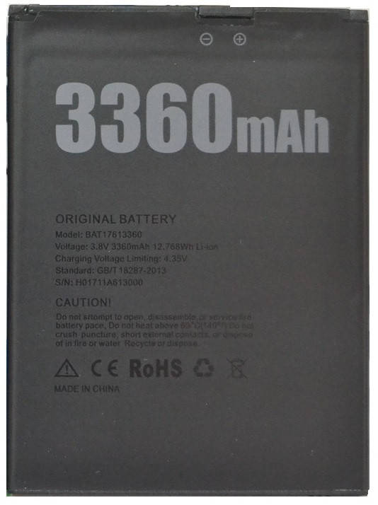 

Аккумулятор для Doogee x30