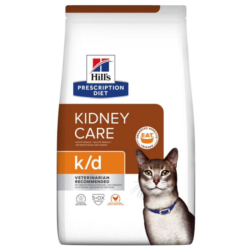 

Hill's PD Feline Kidney Care k/d Chicken 400 г - корм для кошек и котов Хиллс (Хилс) Акция