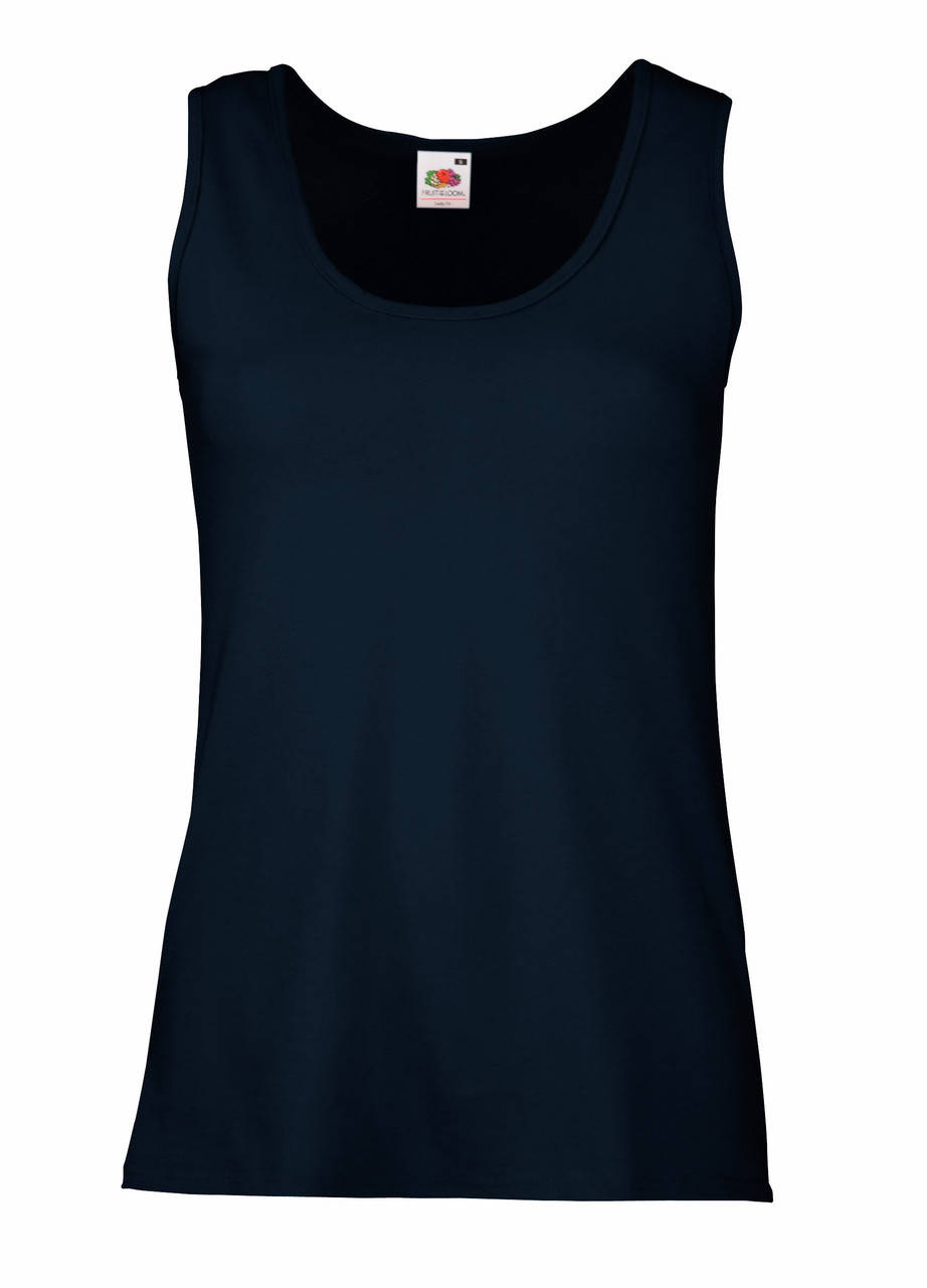 

Женская Майка Fruit of the loom Глубокий Тёмно-синий Размер XS LADY-FIT VEST 61-376-AZ XS, Темно-синий