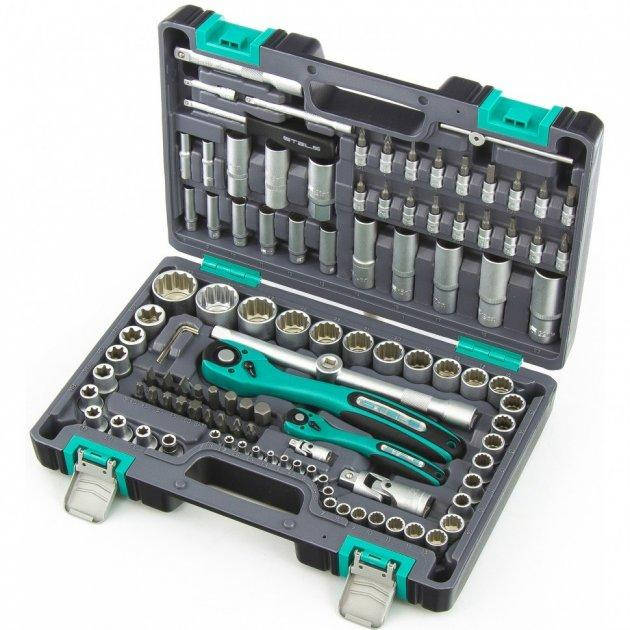 

Профессиональный набор инструментов 1/2", 1/4" 12-гран. 109 пред. STELS 14122