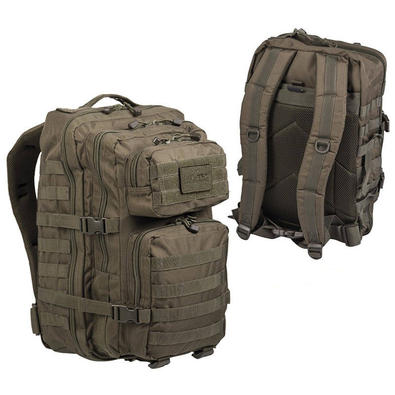 

Рюкзак, USA Assault pack 36L, олива, оксфорд, Mil-Tec Германия