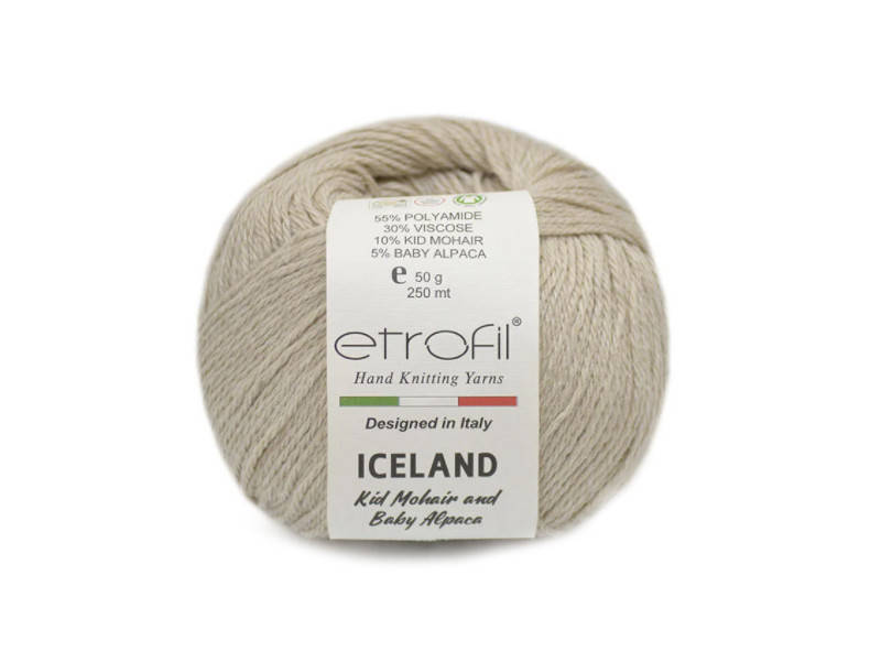 

Etrofil Iceland Kid Mohair, Бежевый №1034