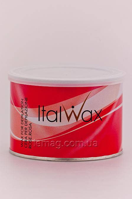 

ItalWax Воск теплый в металлической банке - Розовый, 400 мл