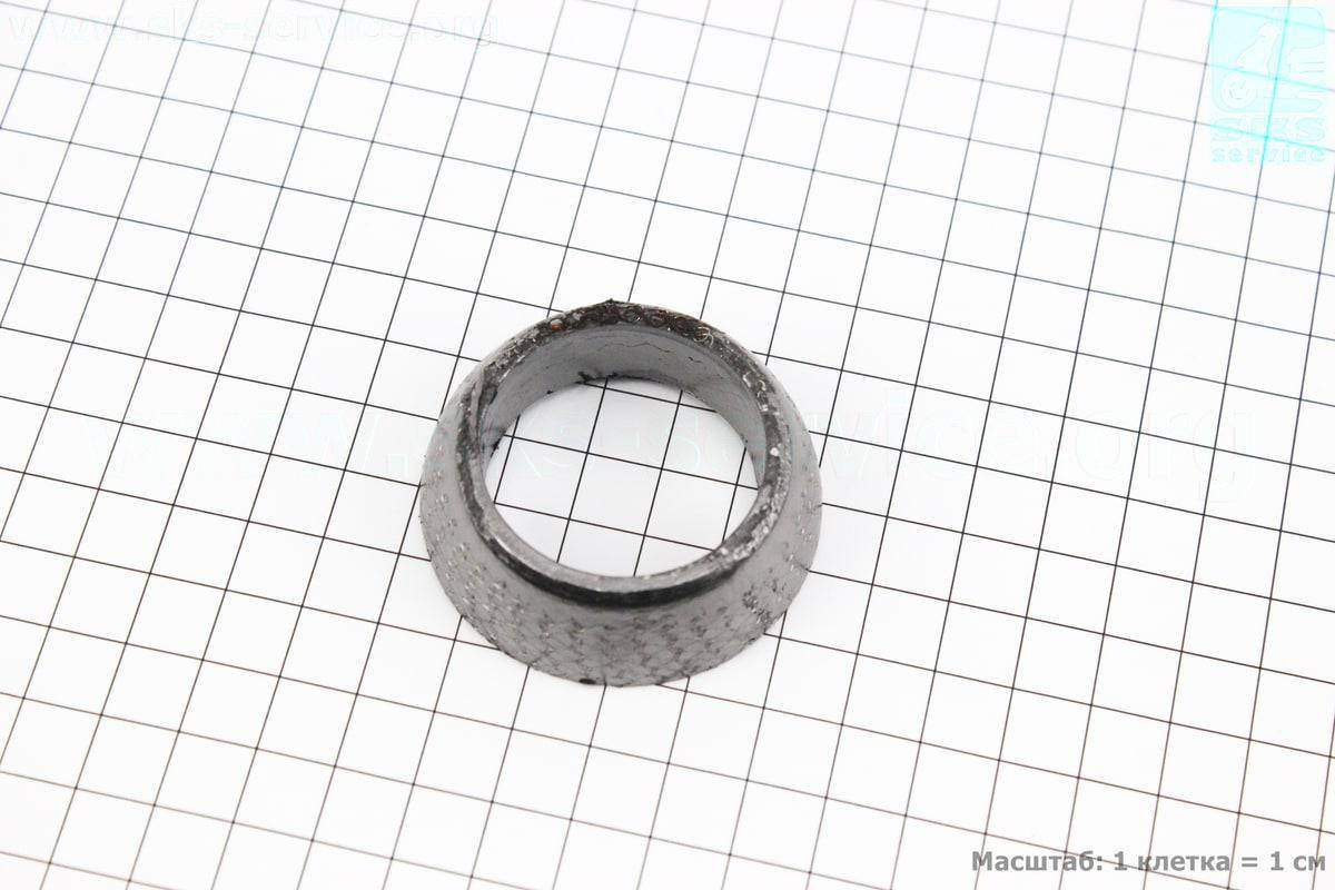 

Прокладка колено-глушитель 36*52 мм армированная на мотоциклы CB 250 сс