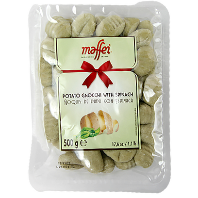 

Картопляні ньоки з шпинатом Мафей Maffei 500g 12шт/ящ (Код : 00-00010087)