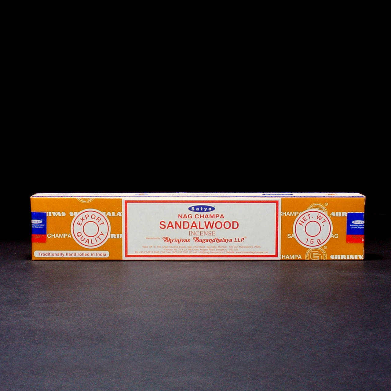 

Благовония Sandalwood (Сандалвуд) от фирмы Satya (Сатья) - натуральные, индийские, пыльцевые 15 г