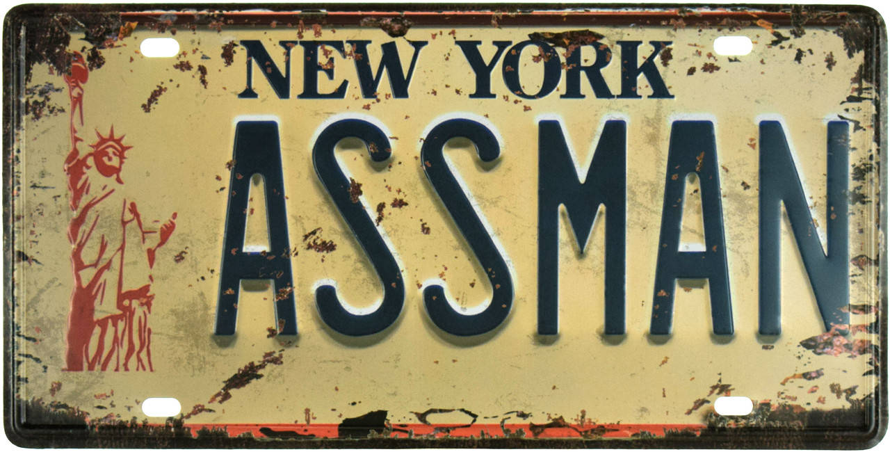 

Металлическая табличка "Нью-Йорк / New York (Assman)" (ms-001145)