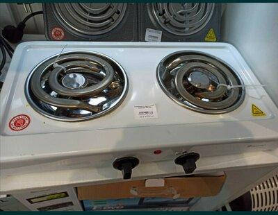 

Электроплита DOMOTEC двойная - настольная электрическая 2 комфорки