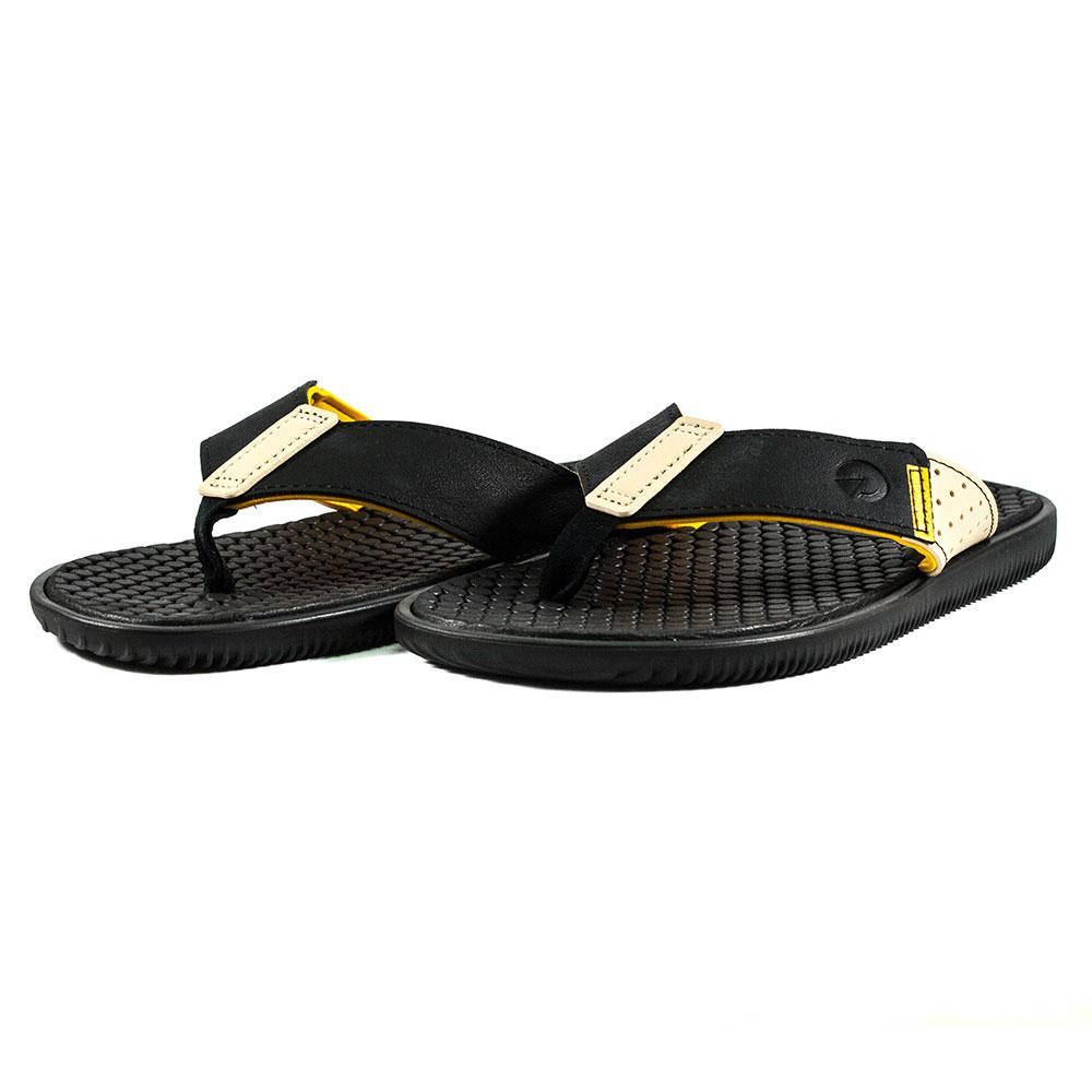 

Шлепанцы мужские Cartago 11367-24406 черно-желтый (41), Черный