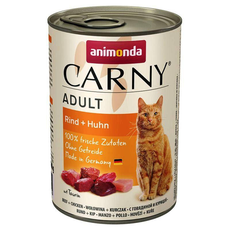 

Animonda carny консервы для кошек говядина и курица