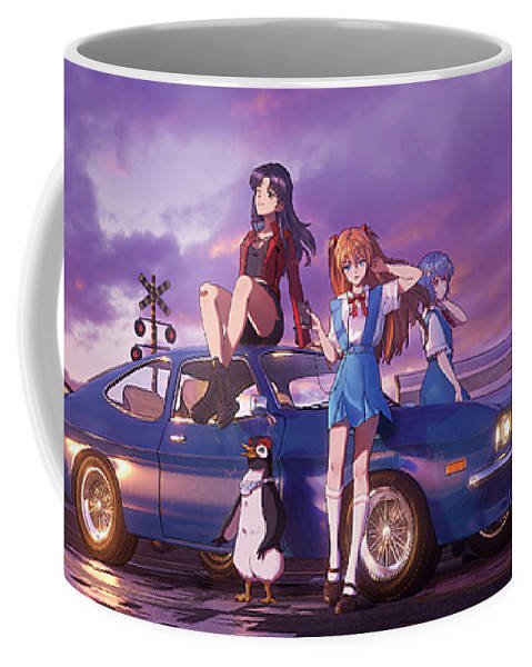 

Кружка GeekLand Evangelion Евангелион neon EV 02.12, Белый