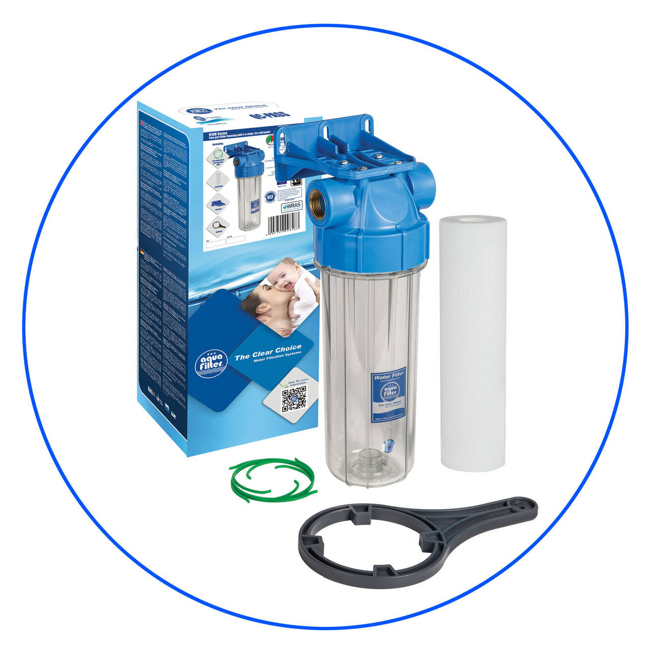

Корпус фильтра, натрубный с резьбой 1", FHPR1-B1-AQ